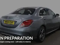 Used Mercedes C200 AMG line 184 HP (135 kW) 2019 Grey Sedan