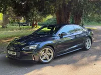 Used Audi A5 S-Line 190 HP (139 kW) 2017 Blue Coupe