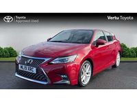 Used Lexus CT200h 136 HP (100 kW) 2019 Red Hatchback