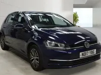 Used VW Golf VII SE 115 HP (84 kW) 2017 Blue Hatchback