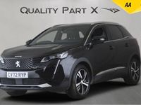 Used Peugeot 3008 GT-line 130 HP (95 kW) 2022 Black Hatchback