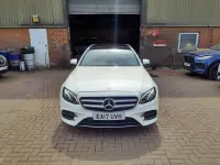 Used Mercedes E220 AMG line 2017 White Estate