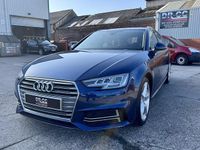 Used Audi A4 S-Line 150 HP (110 kW) 2017 Blue Estate