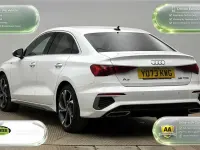Used Audi A3 S-Line 150 HP (110 kW) 2024 White Sedan