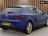 Used Seat Leon FR 190 HP (139 kW) 2018 Blue Hatchback