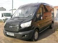 Used Ford Transit Trend 130 HP (95 kW) 2019 Black Van