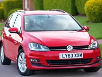 Used VW Golf VII 2013 Red Estate
