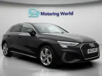 Used Audi A3 Sportback S-Line 204 HP (150 kW) 2023 Black Hatchback