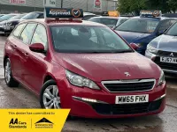 Käytetty Peugeot 308 SW Active 120 HP (88 kW) 2015 Punainen Farmari