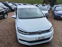 Used VW Touran SEL 150 HP (110 kW) 2019 White MPV
