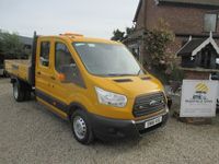 used Ford Transit 2.2 TDCi 125ps L3 RWD Double CAB TIPPER NO VAT
