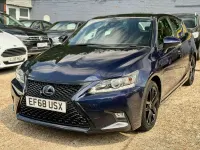 Used Lexus CT200h Sport Line 2019 Blue Hatchback