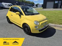Used Fiat 500C Lounge 69 HP (50 kW) 2010 Yellow Cabriolet