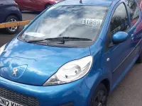 Used Peugeot 107 Active 68 HP (50 kW) 2012 Blue Hatchback