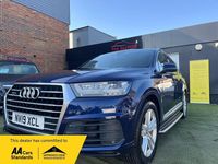 Used Audi Q7 S-Line 286 HP (210 kW) 2019 Blue SUV