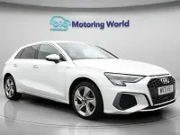 Used Audi A3 Sportback S-Line 204 HP (150 kW) 2021 White Hatchback