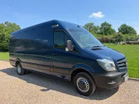 Used Mercedes Sprinter 163 HP (119 kW) 2017 Blue Van