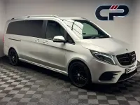 Begagnad Mercedes V250 AMG line 2017 Silver Minibuss