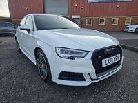 Used Audi S3 Sportback Black Edition 2018 White Hatchback