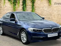Used BMW 520 Sport Line 190 HP (139 kW) 2019 Blue Sedan