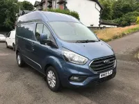 Used Ford Transit Custom Limited 130 HP (95 kW) 2019 Blue Van