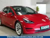Used Tesla Model 3 Standard Range 180 kW (245 HP) 2022 Red Sedan