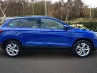 Used Skoda Karoq SE Technology 116 HP (85 kW) 2019 Energy blue SUV