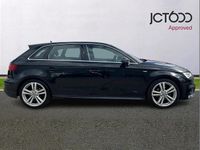 Used Audi A3 S-Line 150 HP (110 kW) 2019 Black Sedan