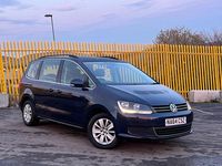 Used VW Sharan SE 140 HP (102 kW) 2014 Blue MPV