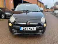 Used Fiat 500 S 69 HP (50 kW) 2011 Black Hatchback
