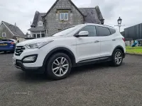 Used Hyundai Santa Fe Premium 197 HP (144 kW) 2013 White SUV