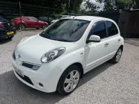 Used Nissan Micra N-TEC 79 HP (58 kW) 2009 White Hatchback