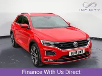 Używany VW T-Roc R-line 150 KM (110 kW) 2019 Czerwony SUV