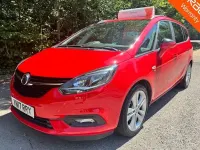 Used Vauxhall Zafira SRi 140 HP (102 kW) 2017 Red MPV