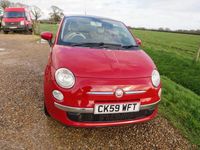 Used Fiat 500 Lounge 69 HP (50 kW) 2009 Red Hatchback