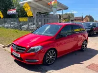 Used Mercedes B180 109 HP (80 kW) 2014 Red Hatchback