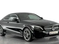 Used Mercedes C300 AMG line 245 HP (180 kW) 2020 Black Coupe