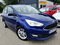 Used Ford C-MAX Zetec 125 HP (91 kW) 2015 Blue MPV