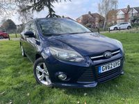 Used Ford Focus Zetec 2013 Blue Hatchback