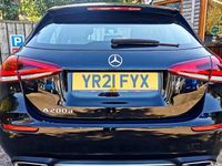 Begagnad Mercedes A200 150 HK (110 kW) 2021 Svart Halvkombi
