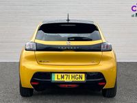 Used Peugeot e-208 Premium 100 kW (136 HP) 2021 Yellow Hatchback