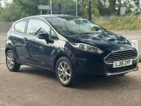 Used Ford Fiesta Style 82 HP (60 kW) 2015 Blue Hatchback