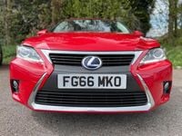Used Lexus CT200h 136 HP (100 kW) 2016 Red Hatchback