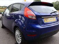 Used Ford Fiesta Titanium 75 HP (55 kW) 2015 Blue Hatchback