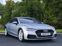 Usado Audi A7 Sportback S-Line 245 CV (180 kW) 2019 Plateado Utilitario