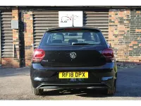 Used VW Polo SE 95 HP (69 kW) 2018 Black Hatchback
