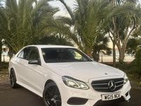 Used Mercedes E220 AMG 2015 White Sedan