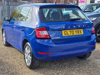 Used Skoda Fabia SE 60 HP (44 kW) 2020 Blue Hatchback