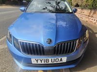 Used Skoda Octavia SE 150 HP (110 kW) 2018 Blue Hatchback