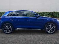 Used Audi Q5 S-Line 200 HP (147 kW) 2021 Blue SUV